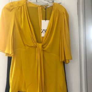 Zara silky top